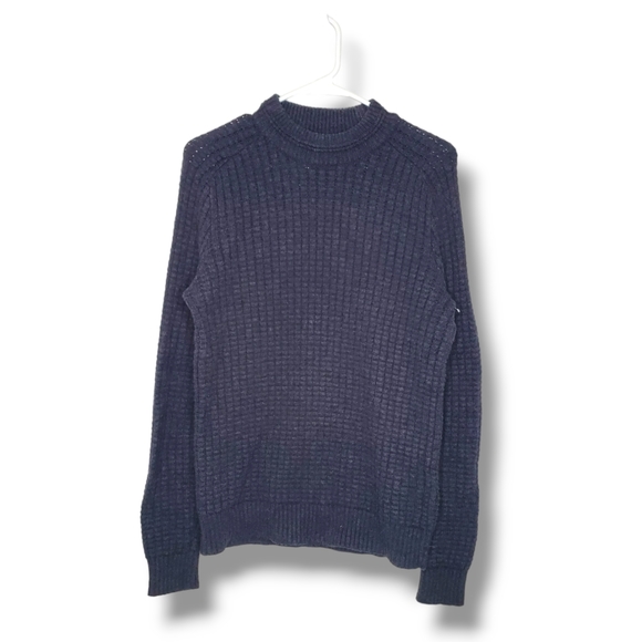 NWOT Selected / Homme Atlas Knit Sweater in Deep Gray Sz S - Picture 3 of 11